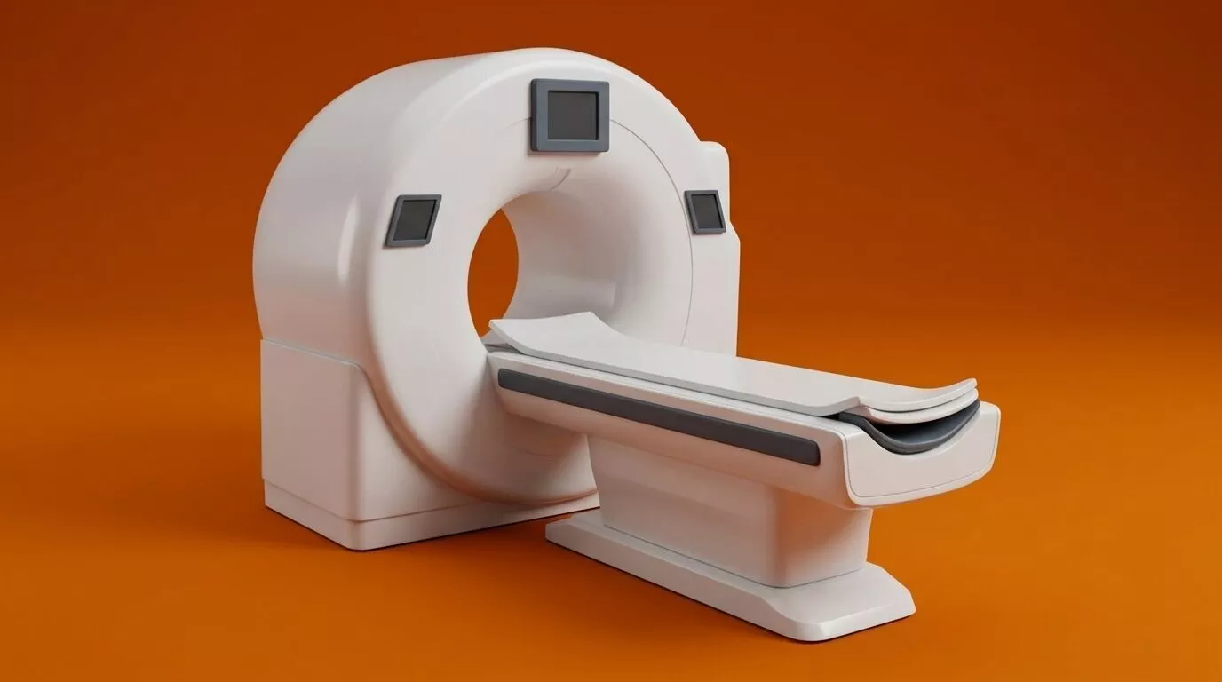 Modern medical CT MRI scanner 3D model