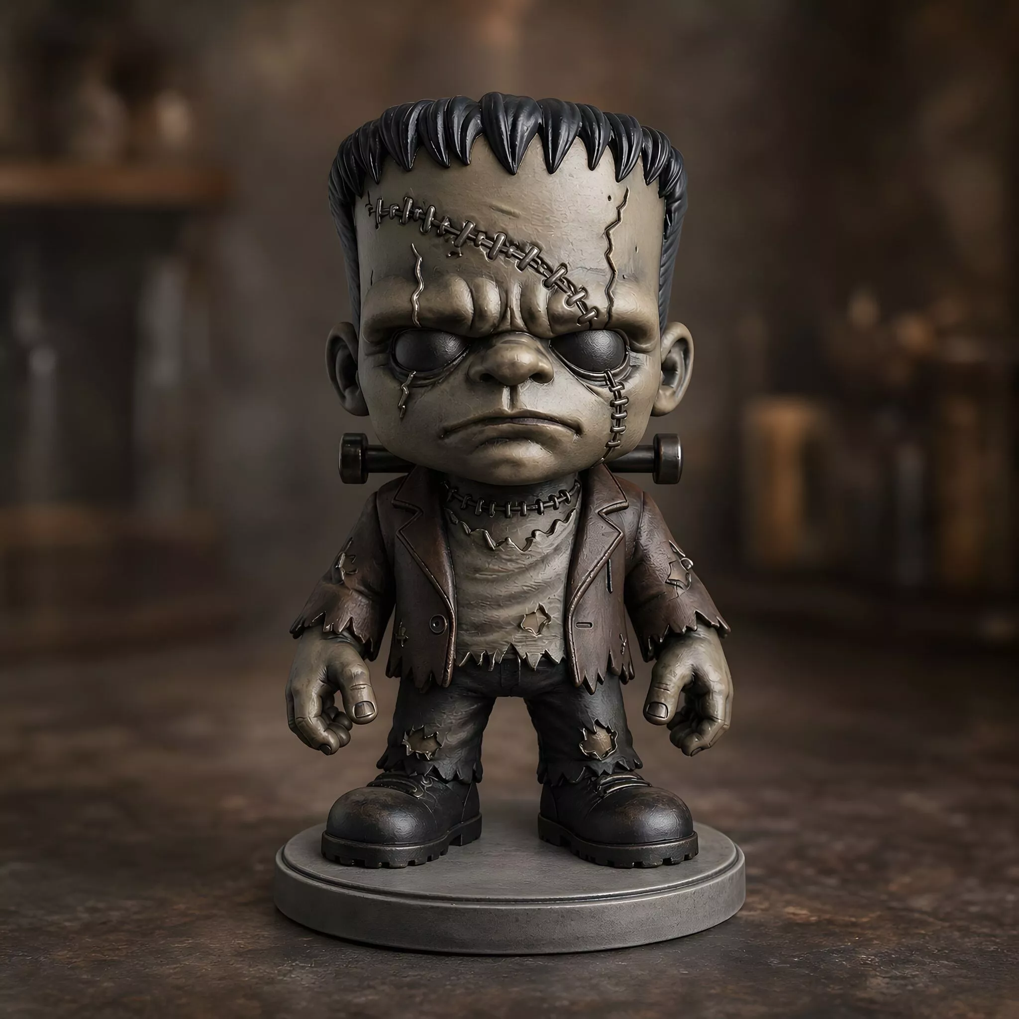 Big Head Frankenstein 3D Print Model 3D print model