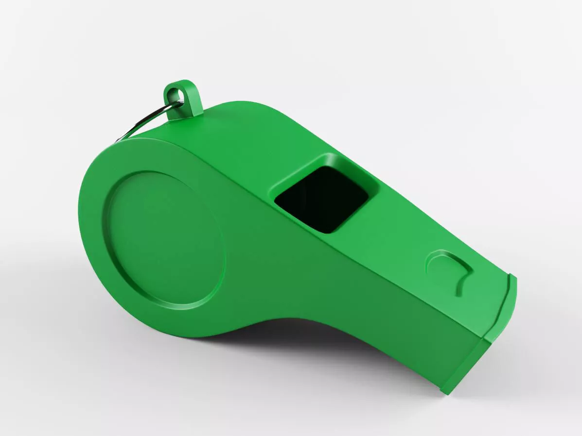 Whistle Low-poly 3D model