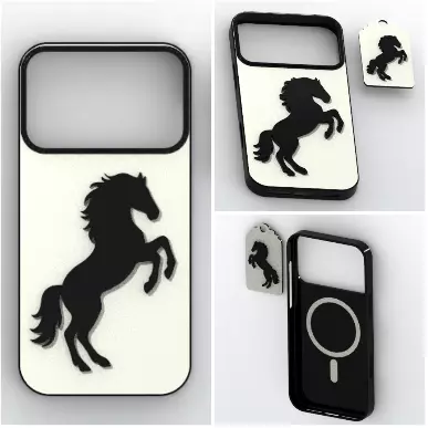 Rearing Horse MagSafe Case 3D print model