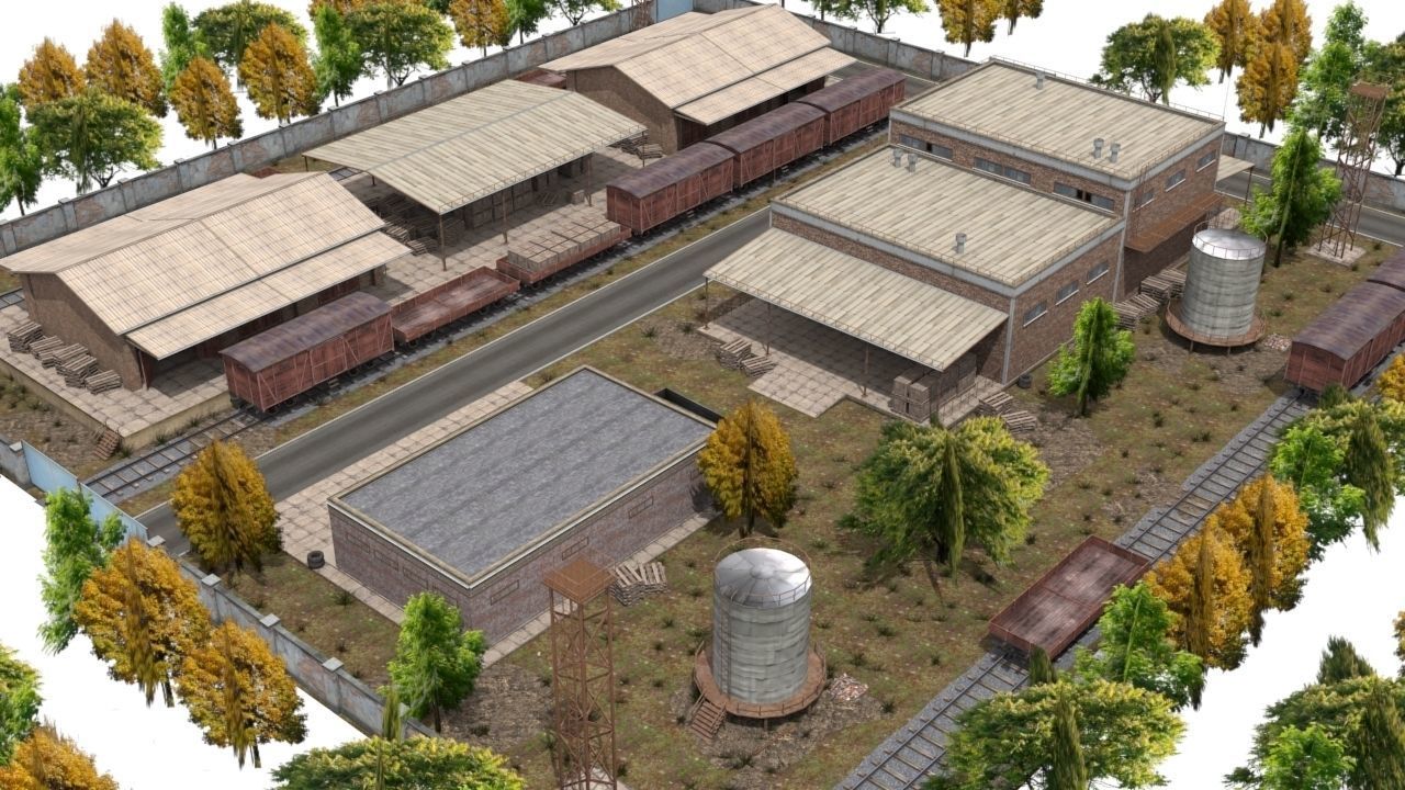 Game level Low-poly 3D model_12