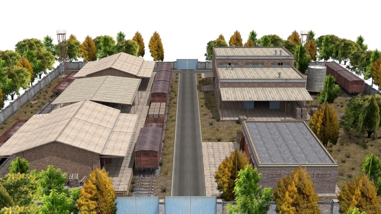 Game level Low-poly 3D model_11