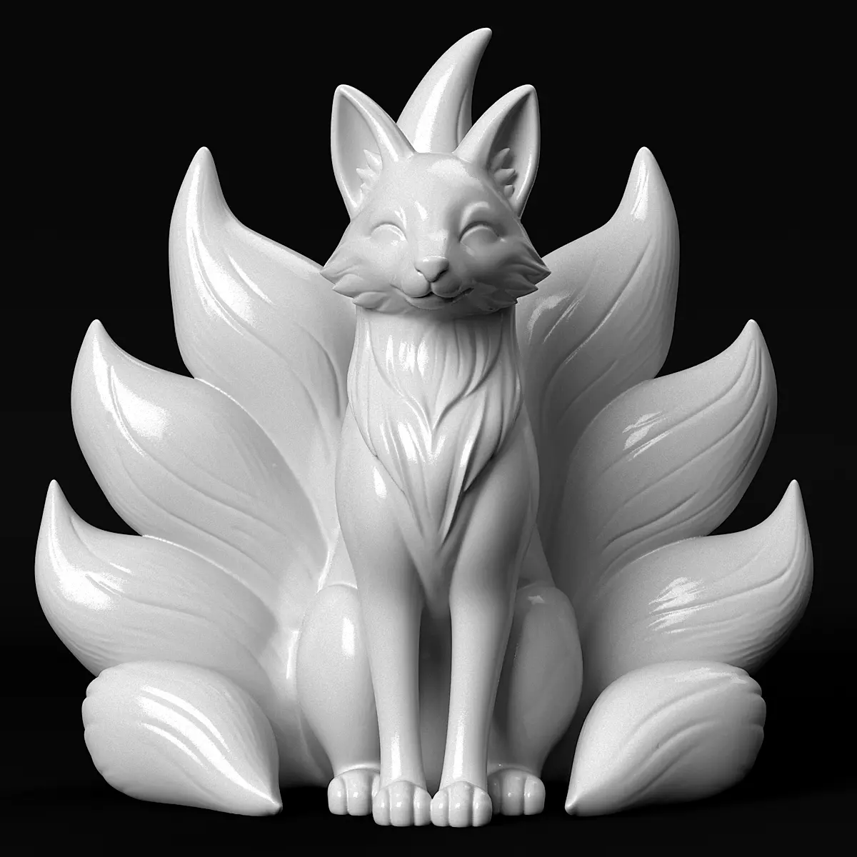 Kitsune 3D print model