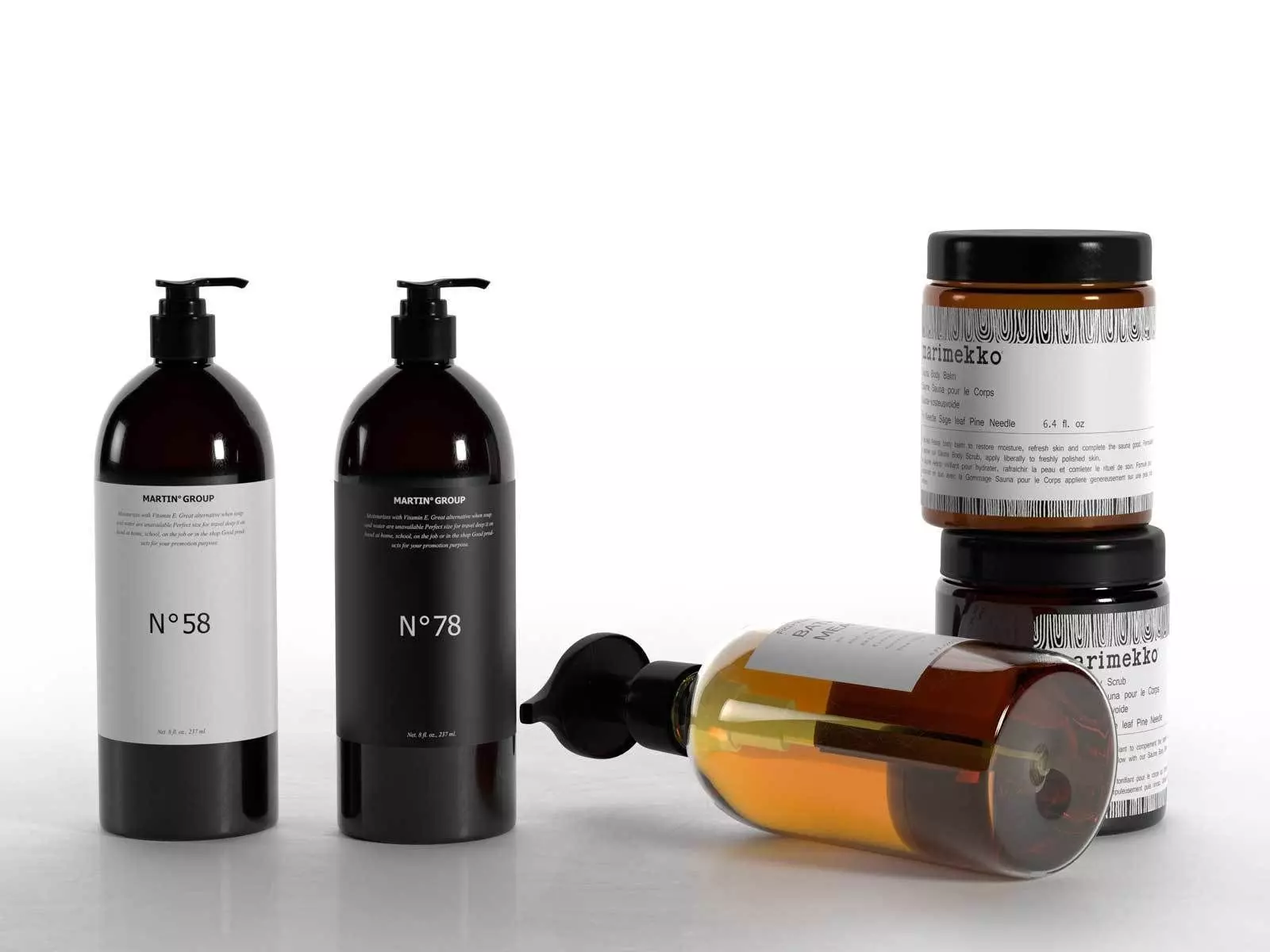 Body Care Products 3D model_0