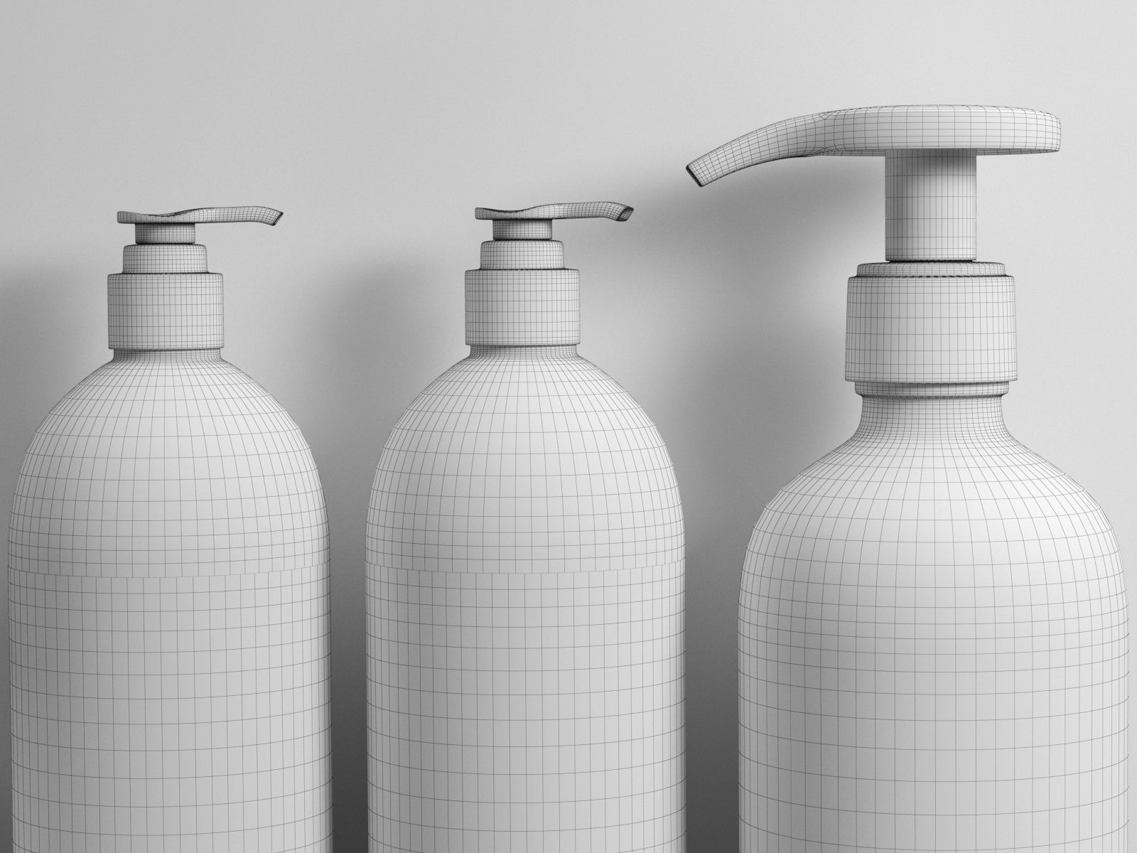 Body Care Products 3D model_4