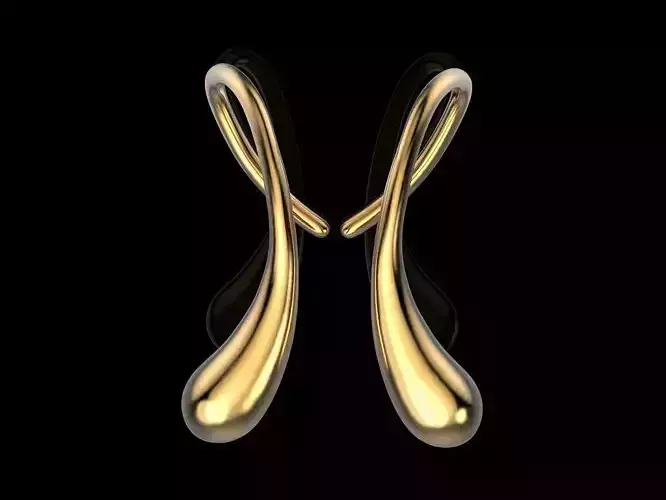 DROP EARRINGS 3D print model