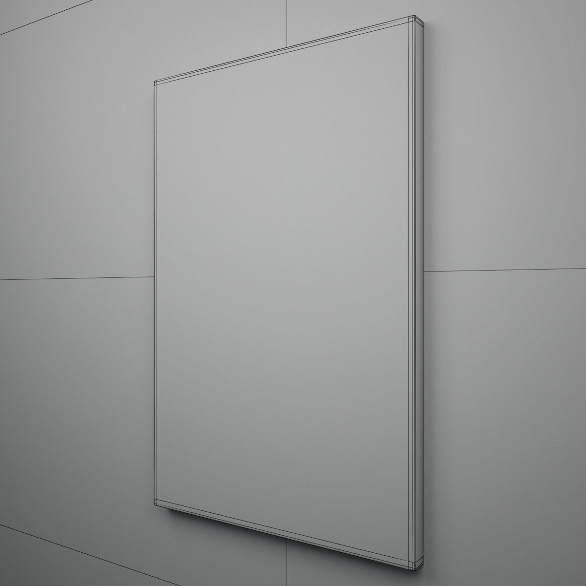 Modern Picture 2 Free low-poly 3D model_3