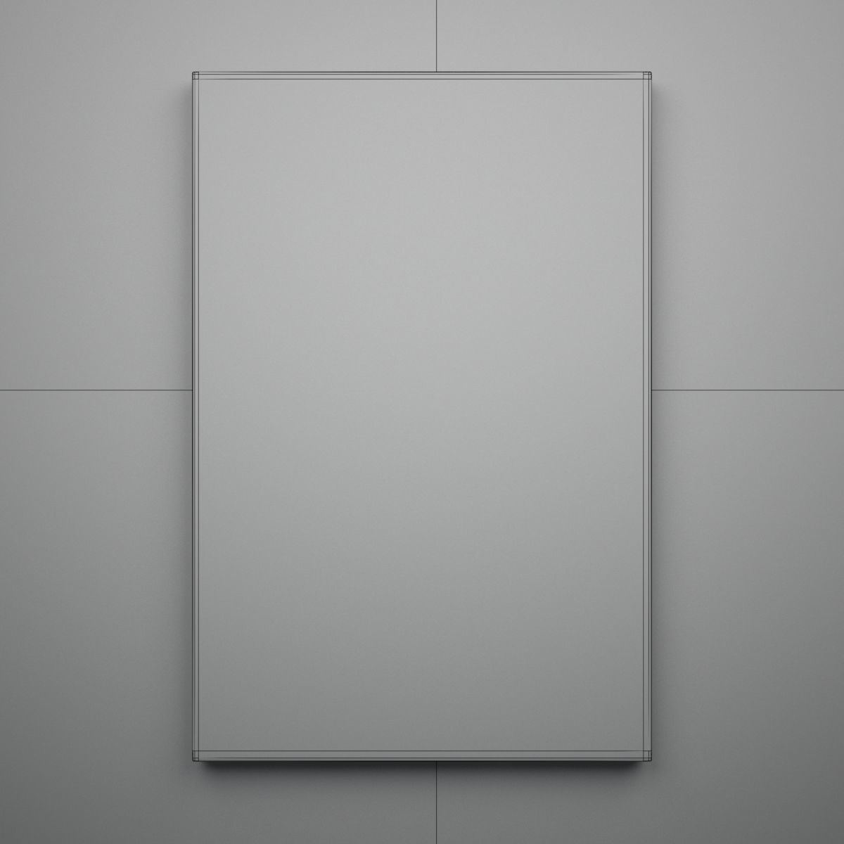 Modern Picture 2 Free low-poly 3D model_2