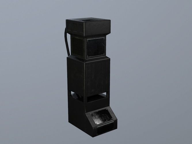 Sci-Fi Asset Low-poly 3D model