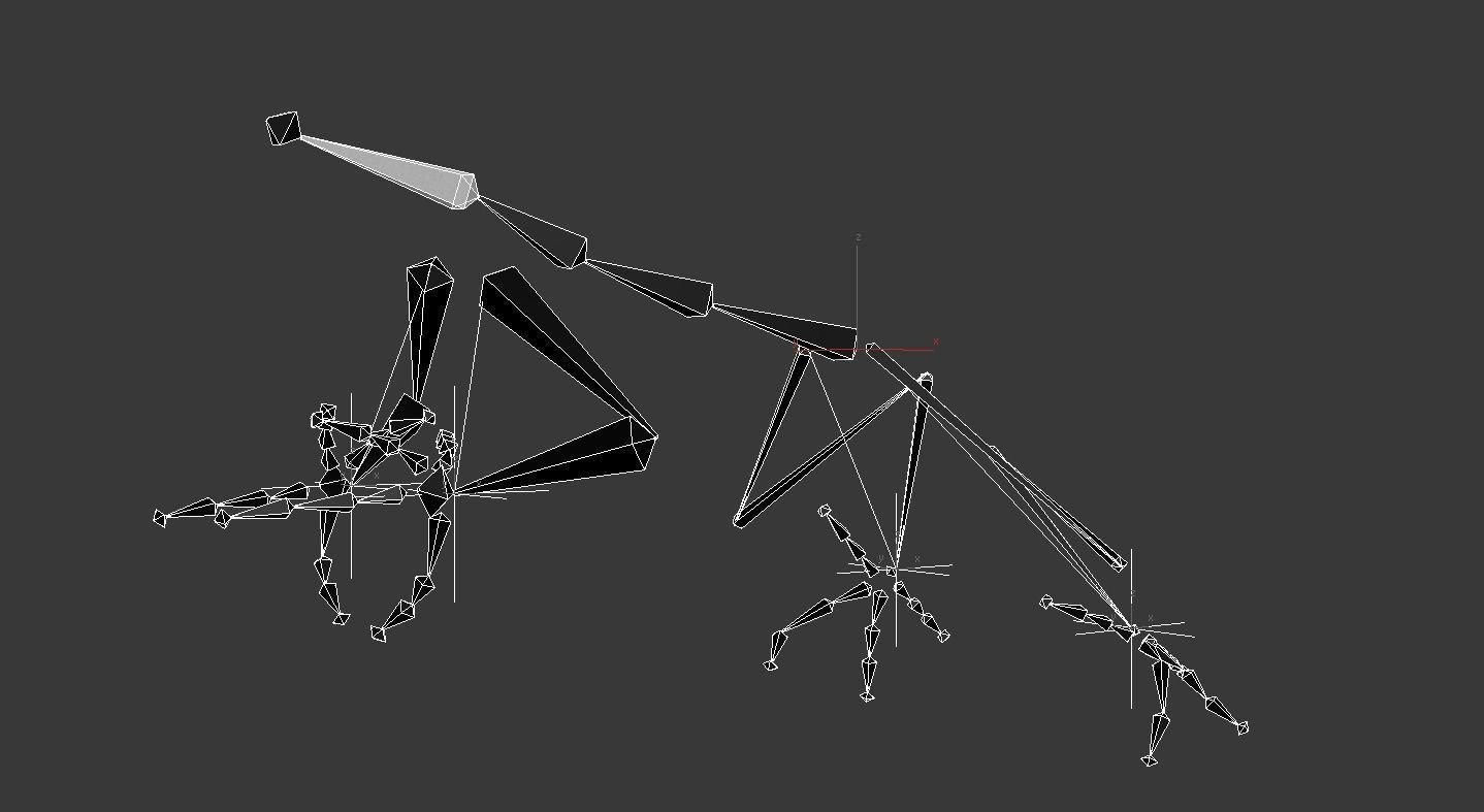 Frog Riged Textuerd Low poly Uv unvraped Animated Low-poly 3D model_9