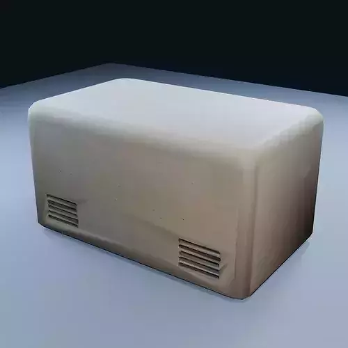 Concrete Foundation Low Poly PBR Game Asset