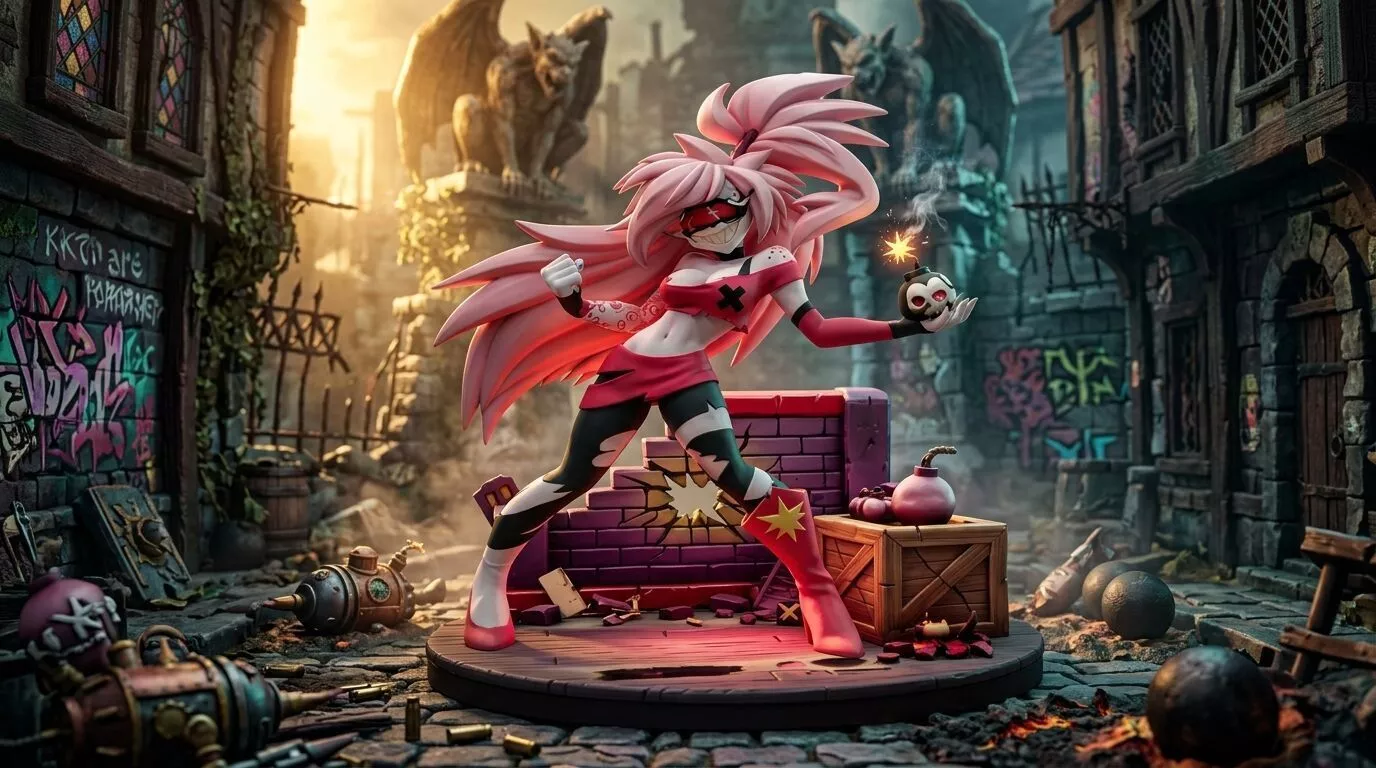 Cherri Bomb Hells Explosives Expert - Hazbin Hotel 3D print model