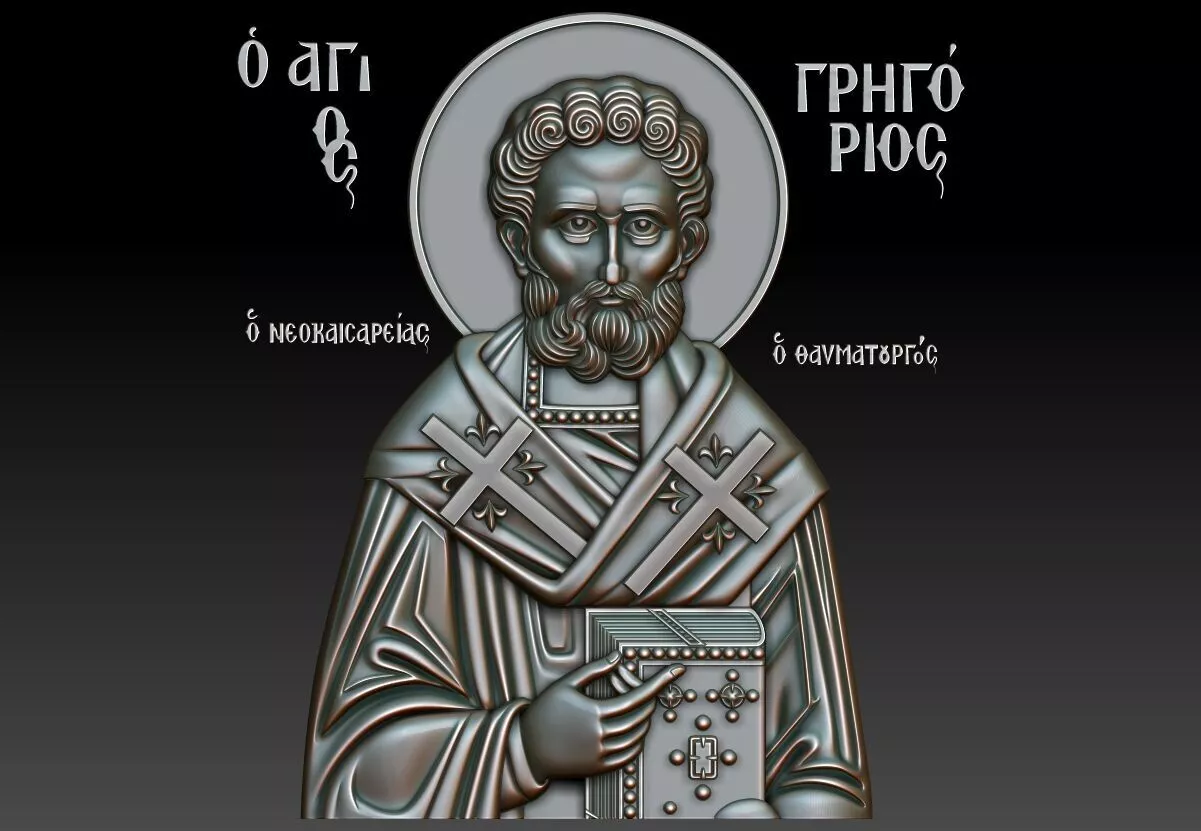 Saint Gregory Thaumaturgus 3D print model