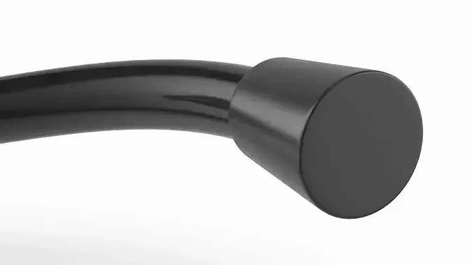 Flexible Three Plug Cord 3D model 5