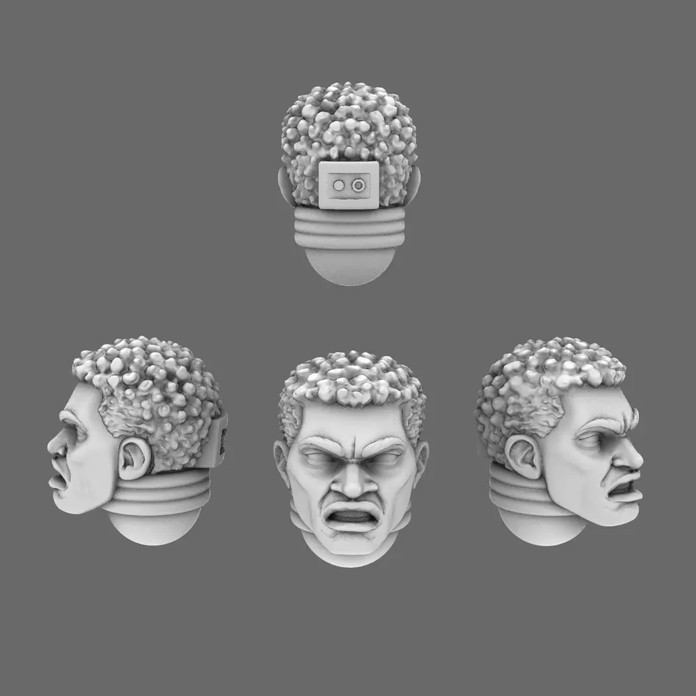 Lion Spirit Knights Basic Heads 3D print model