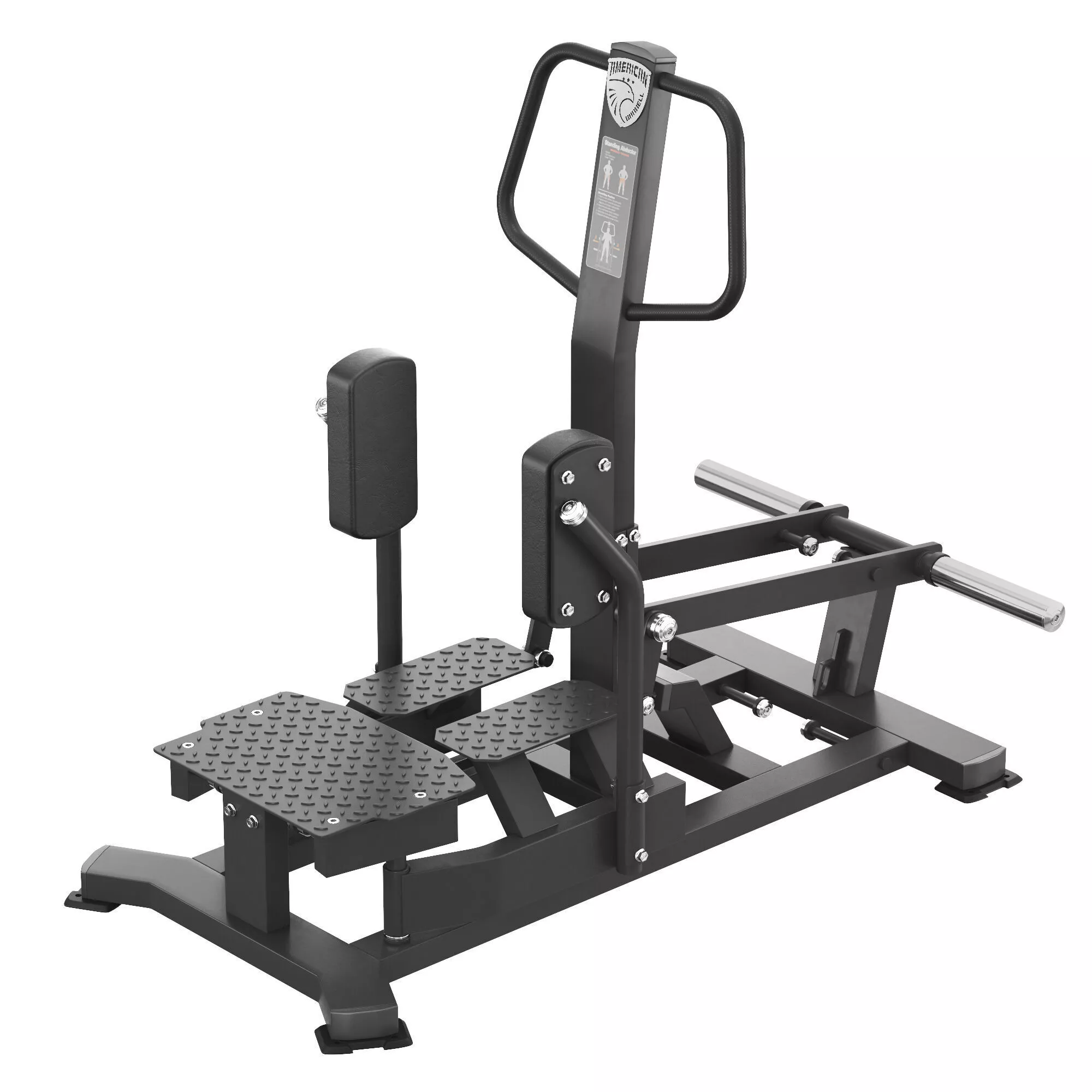 Plate Loaded Standing Abductor 3D model