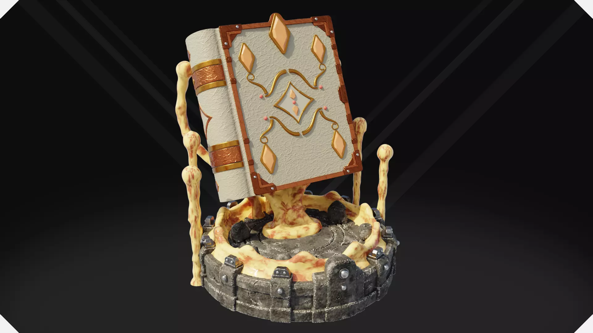 The Unspoken Codex Dice Tower 3D print model
