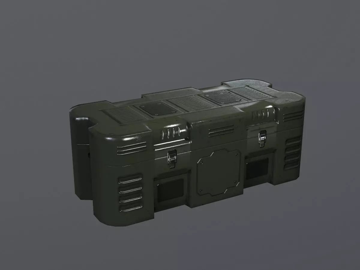 Sci-Fi Asset Low-poly 3D model