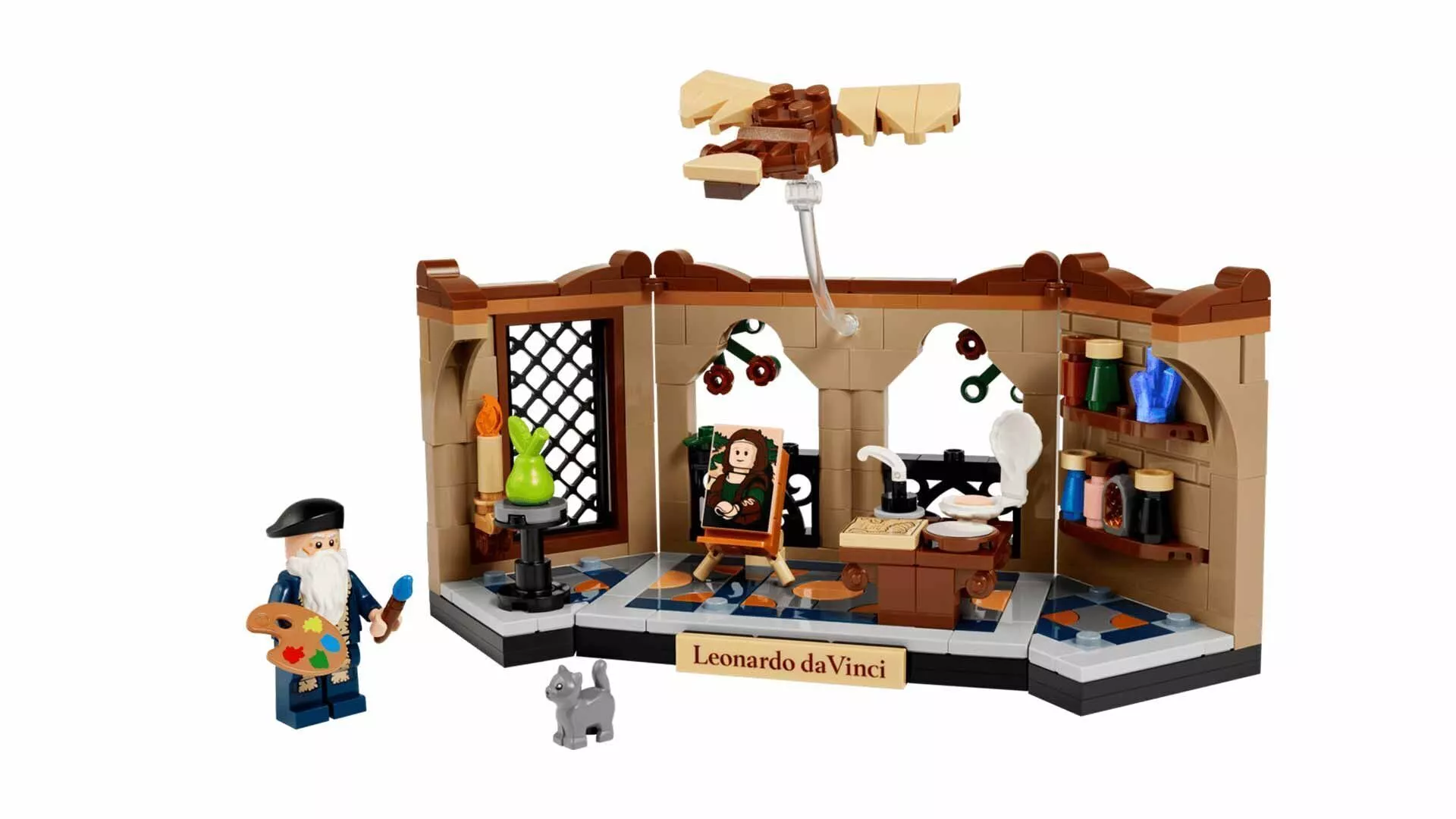TwindBricks3D - 40902 Tribute to Leonardo da Vinci 3D print model