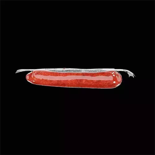 Pepperoni Snack Stick 3D model 6