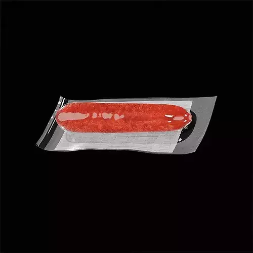 Pepperoni Snack Stick 3D model 4