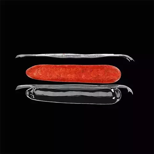 Pepperoni Snack Stick 3D model 7