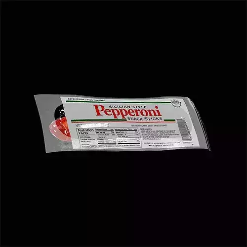 Pepperoni Snack Stick 3D model