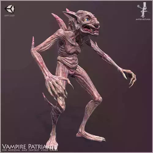 Vampire Patriarch Low-poly 3D model