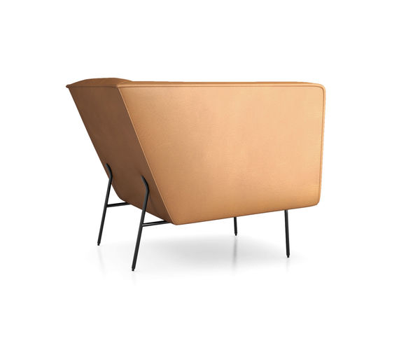 Dandy Leather Lounge Chair by Blu Dot 3D model 2