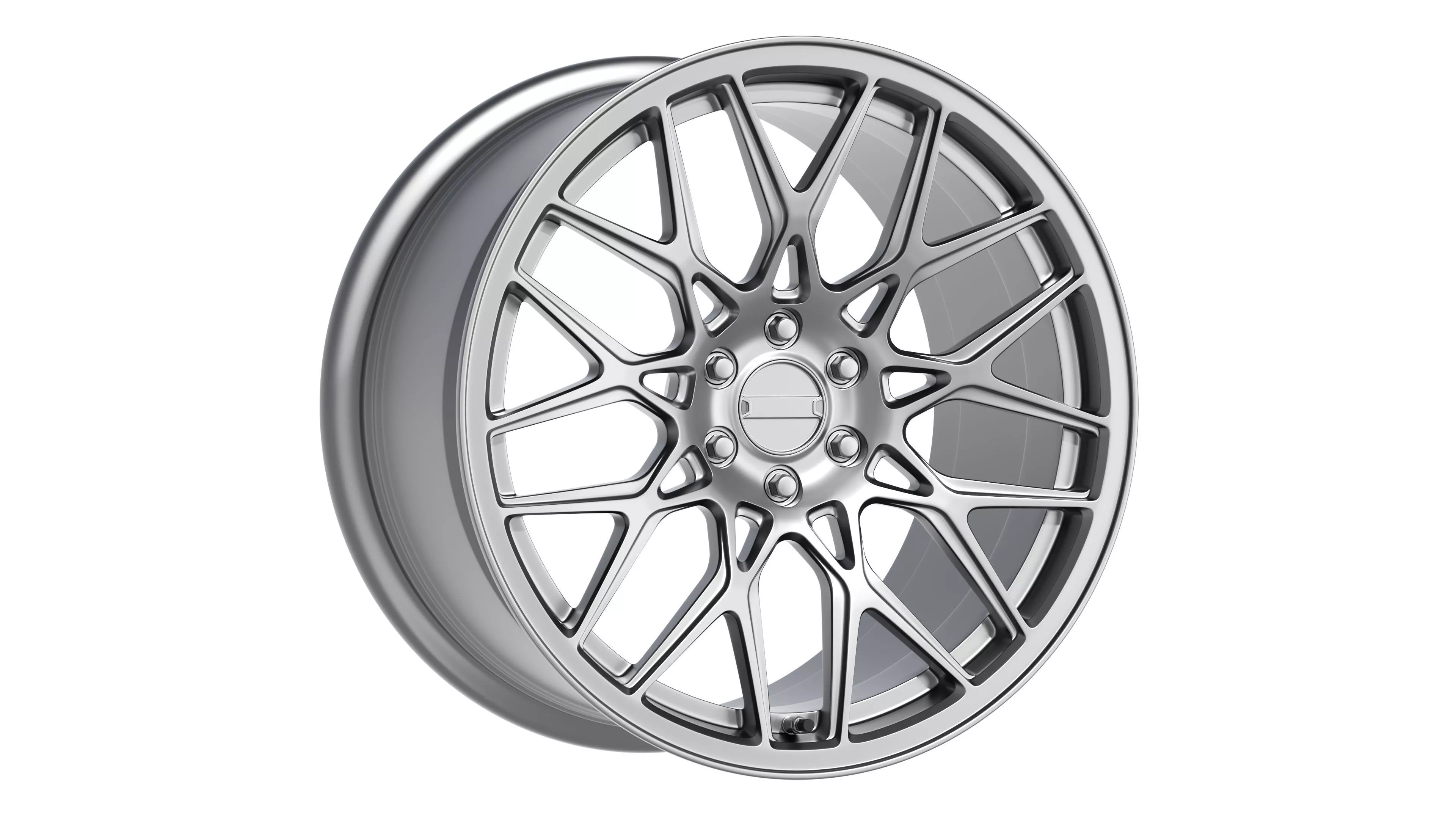 FORGED WHEEL V8 Low-poly 3D model