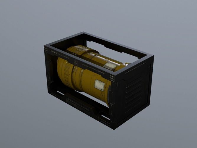 Sci-Fi Asset Low-poly 3D model