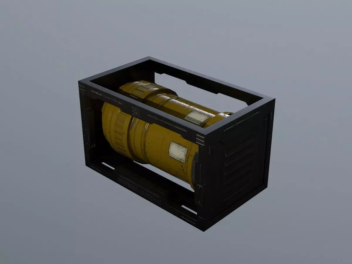 Sci-Fi Asset Low-poly 3D model_0