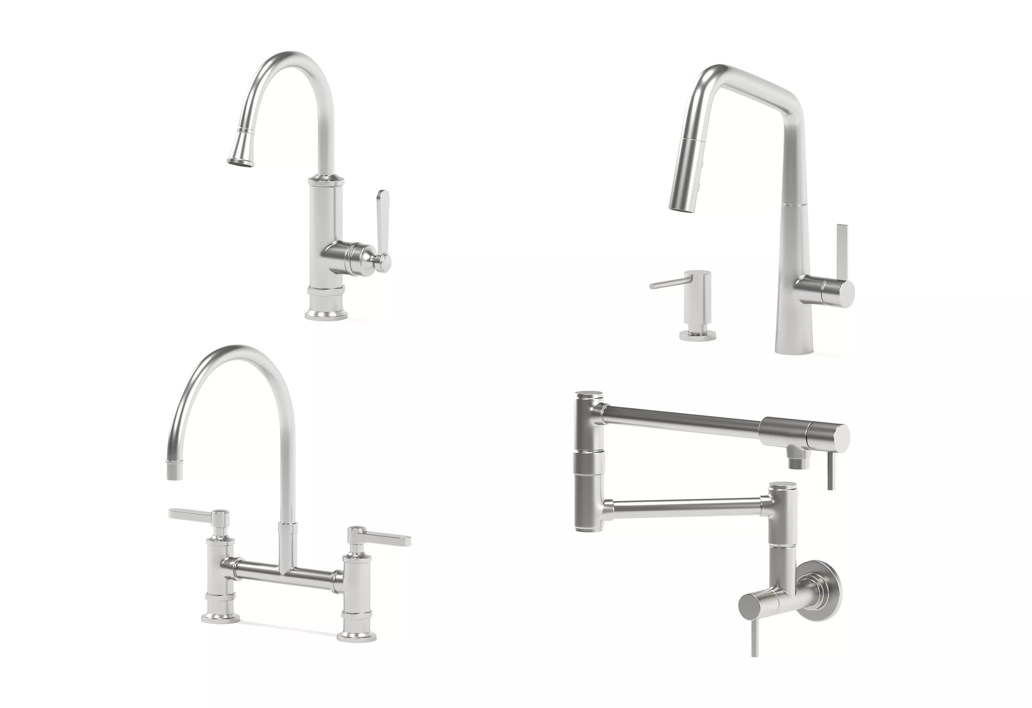 PFISTER kitchen faucets collection 3D model