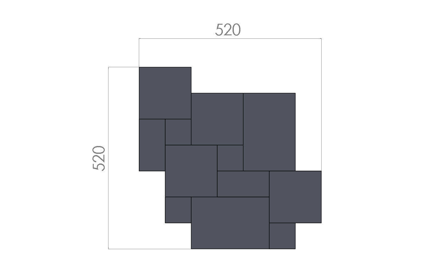 3D Wall Panel Squares 2 3D print model_5