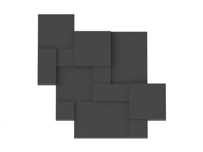 3D Wall Panel Squares 2 3D print model