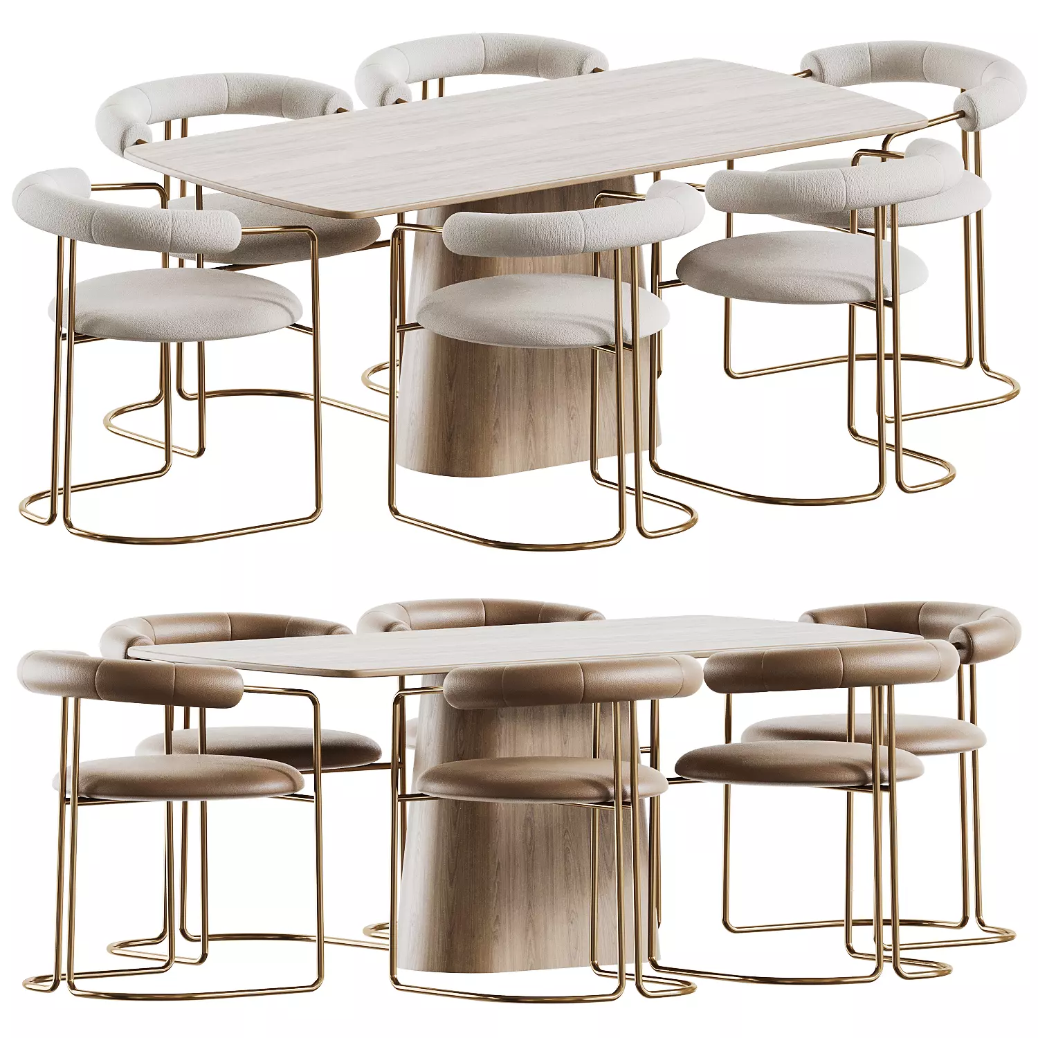 Dining set 14 3D model