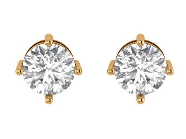 Round Stud Earing 3D print model