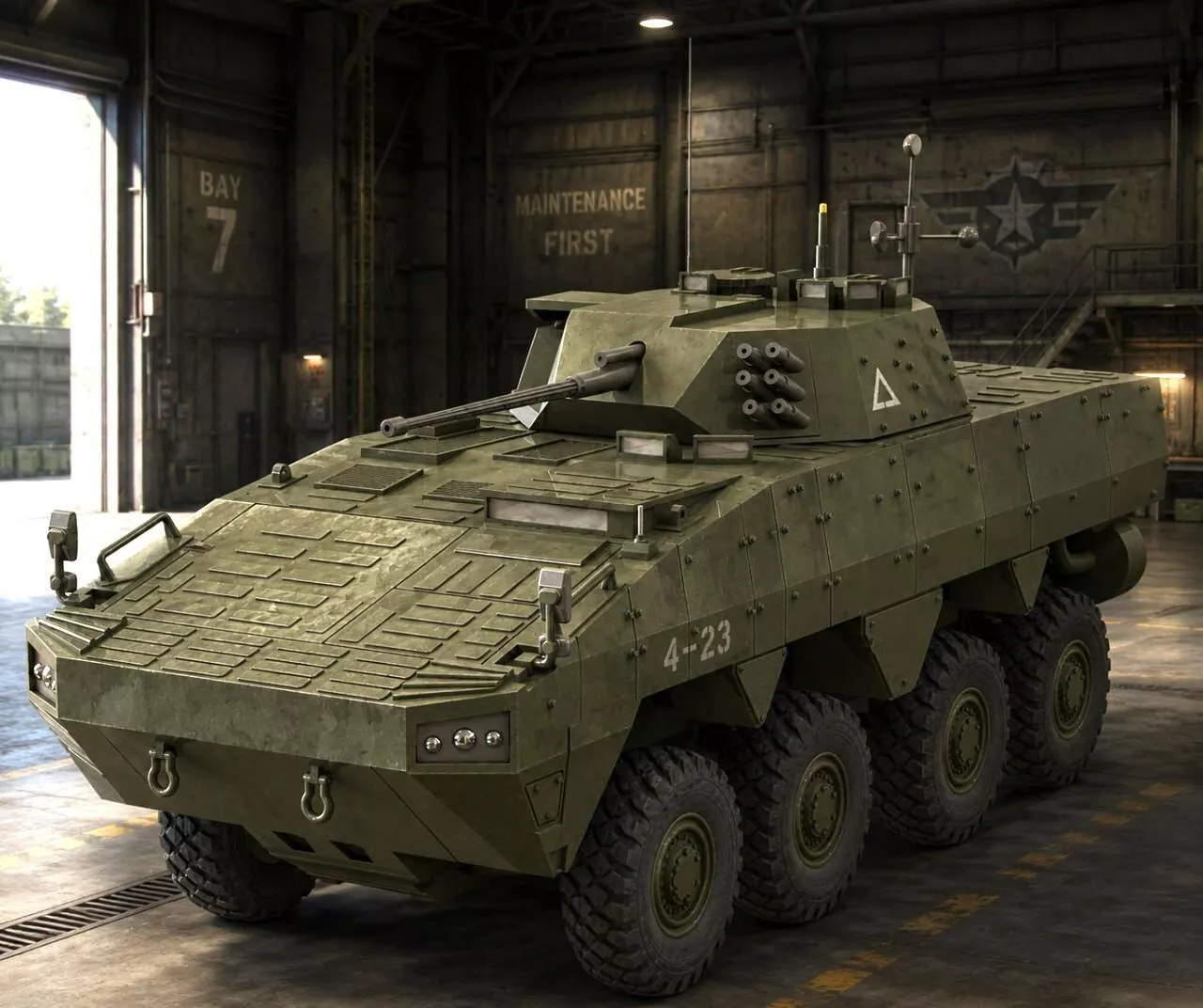 Patria AMV 8x8 3D print model
