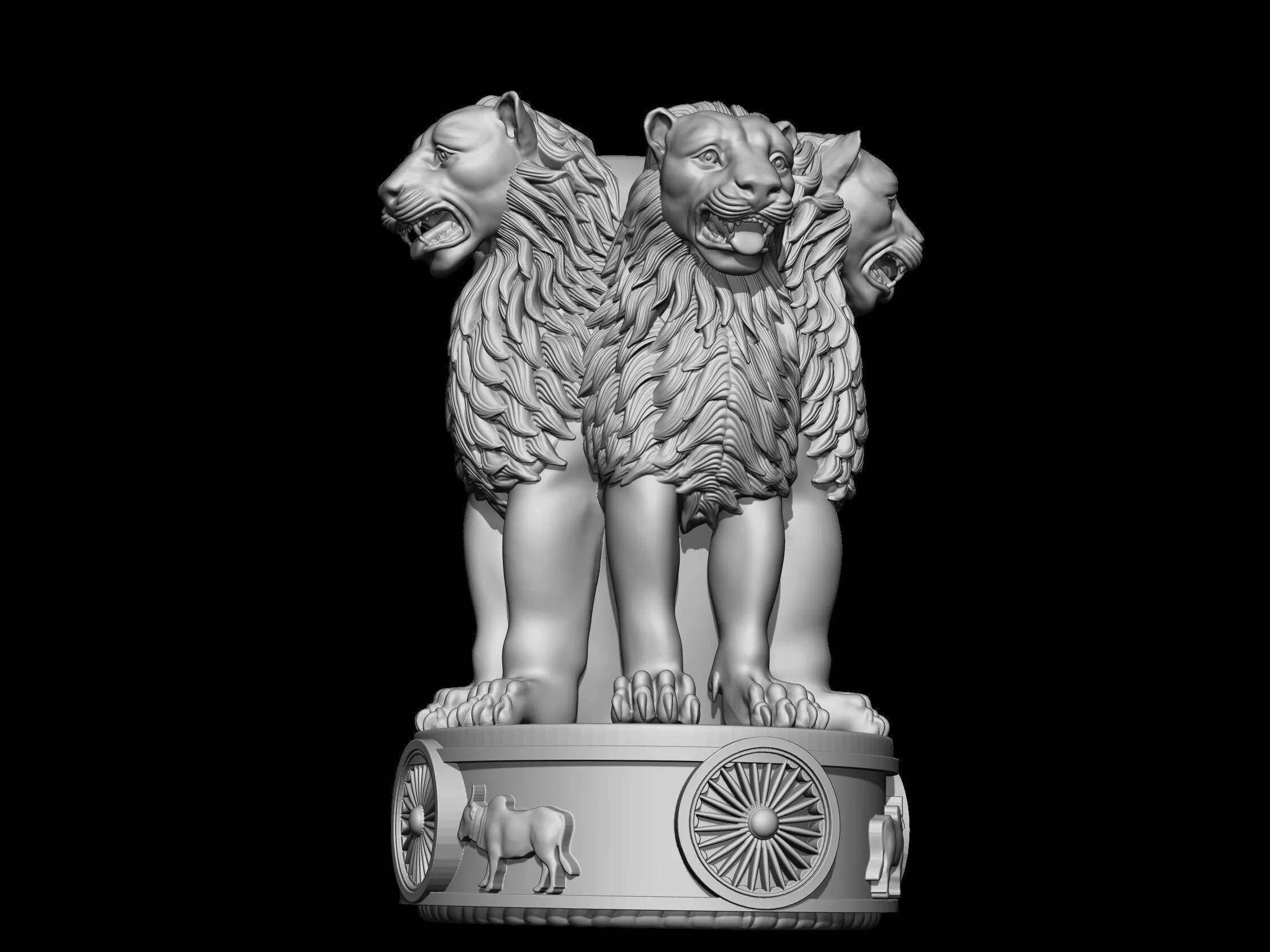 Ashok stambh 3D print model