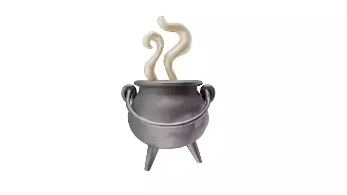 Witch Cauldron 3D Model