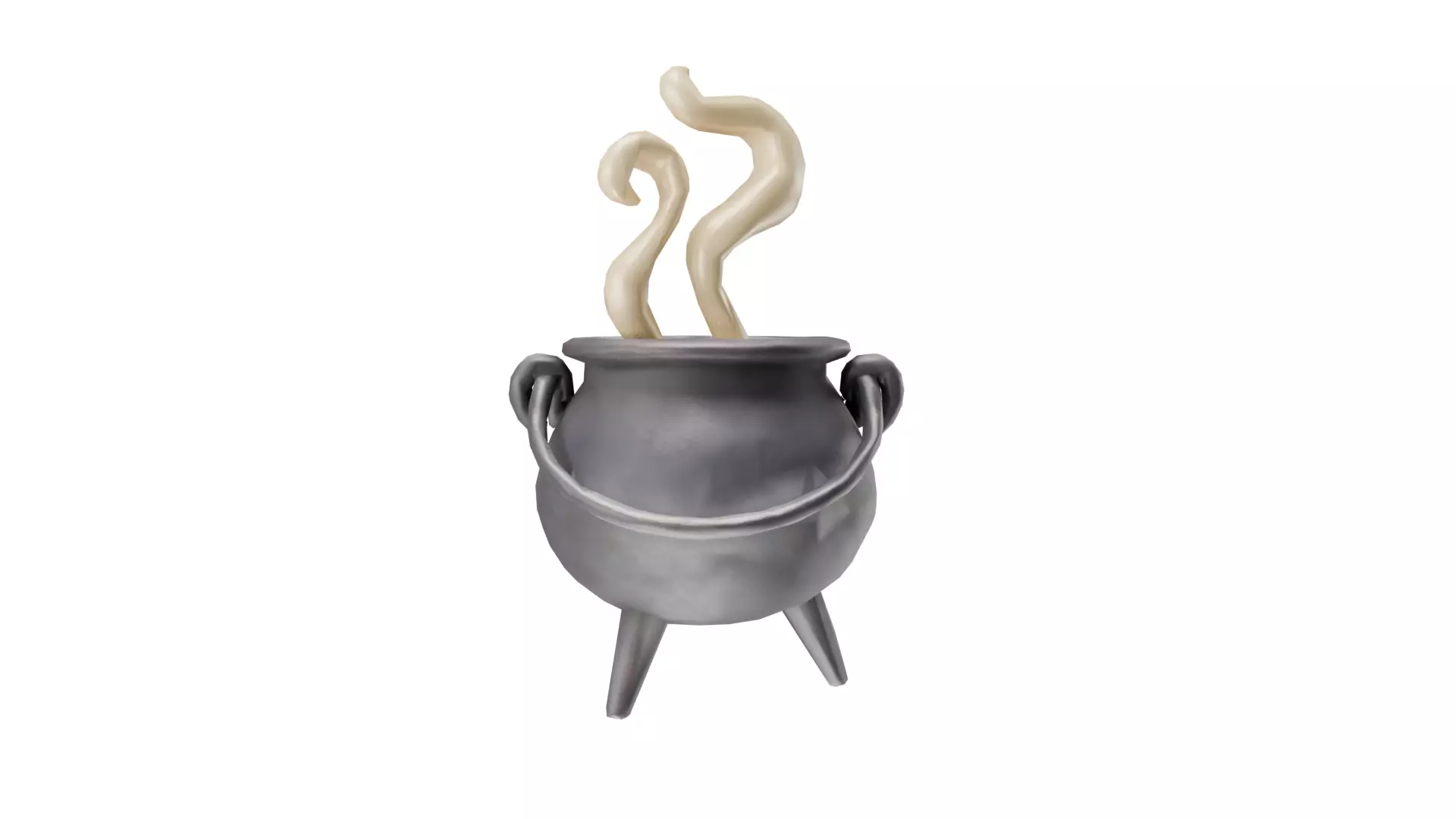 Witch Cauldron 3D Model Low-poly 3D model