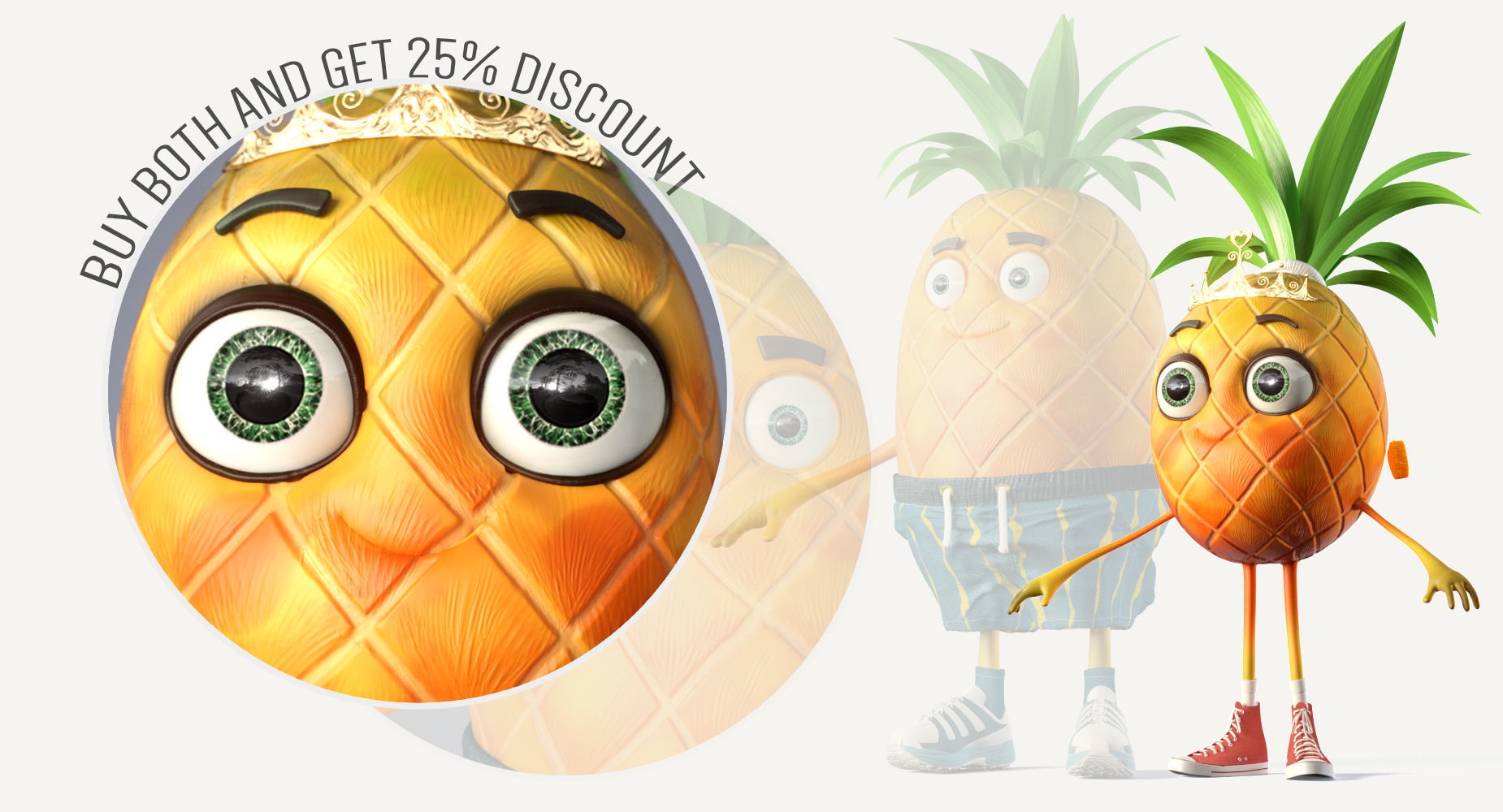 Pineapple Girl 3D model_19