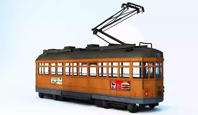 City Tram 3D model