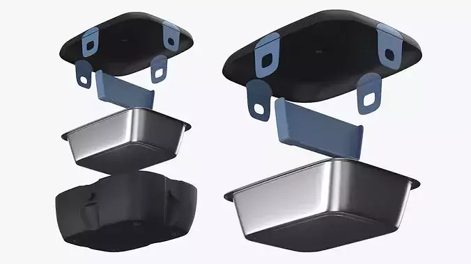 Portable Electric Lunchbox in Exploded View 3D model 5