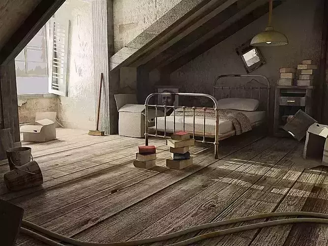 Old Room 3D model