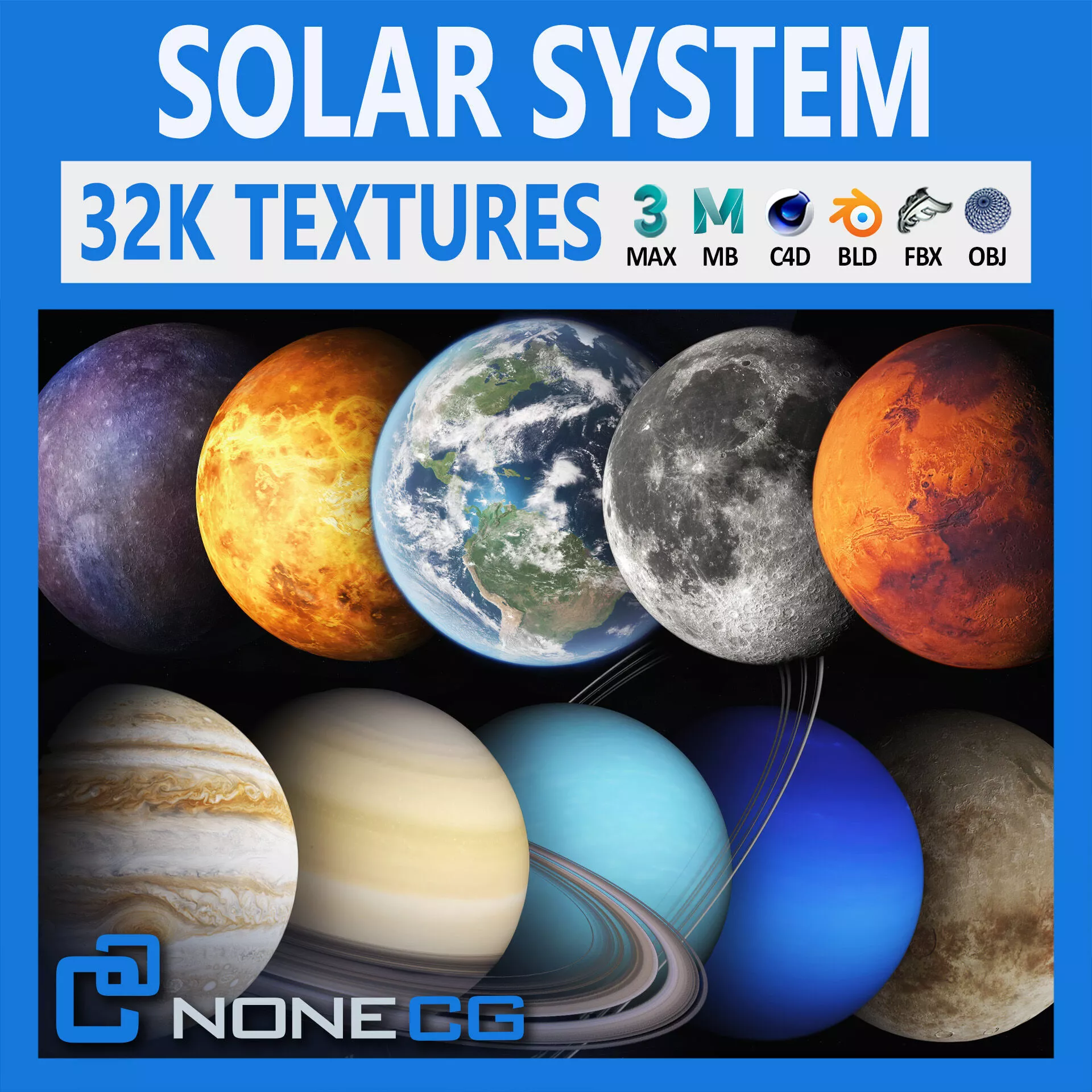 Solar System v5 3D model