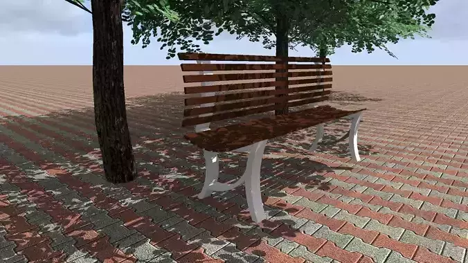 BENCH wooden in park