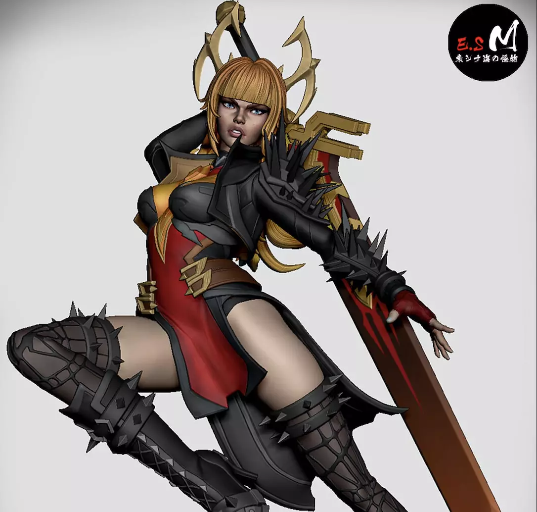 Magik Phienix by E S Monster includes 2 versions 3D print model