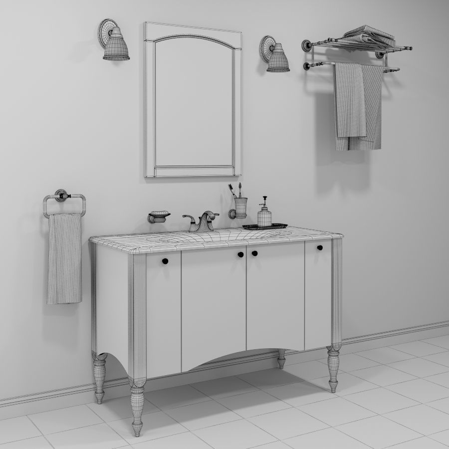 Vanity Alberry  by KOHLER 3D model_7