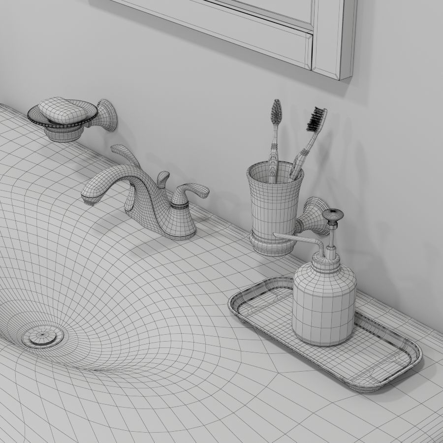 Vanity Alberry  by KOHLER 3D model_5